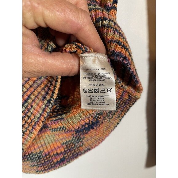 Sparrow Anthropologie Sweater Women Multicolor Crop Size Small - Picture 4 of 6